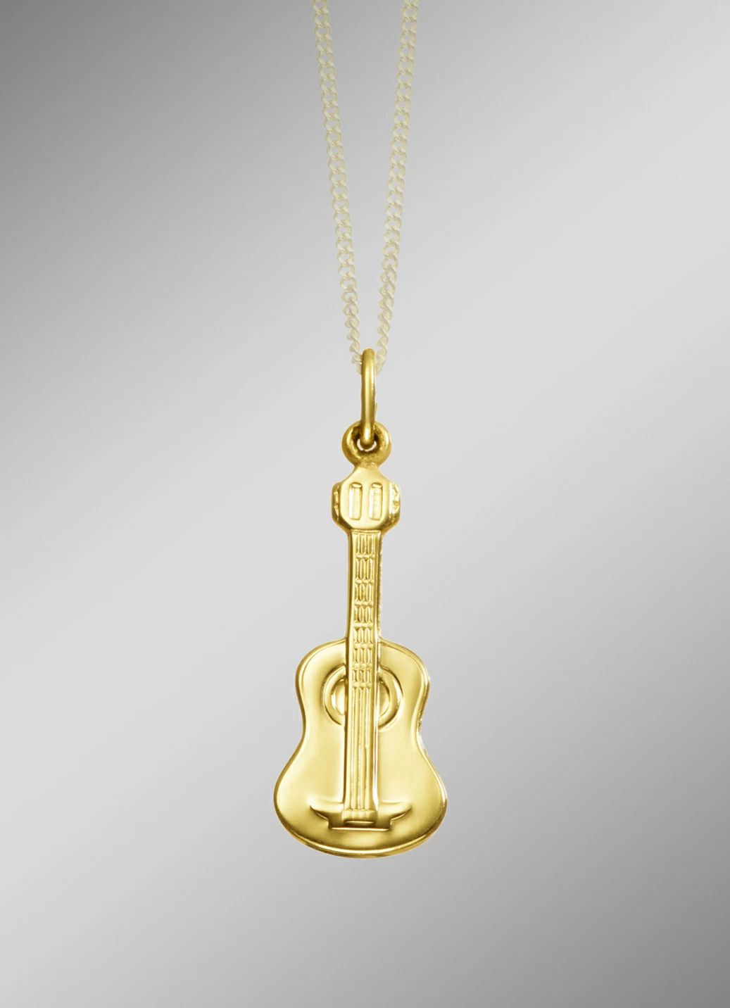 Gitarren-Anhänger aus Gold