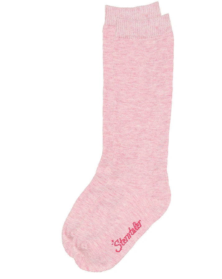 Kniestrümpfe HERZEN 3er-Pack in rosa