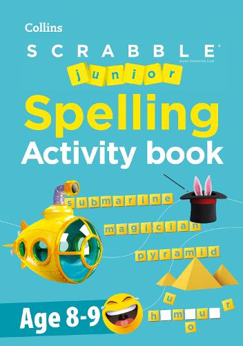 SCRABBLE Junior Spelling Activity Book Age 8-9 (Paperback)
