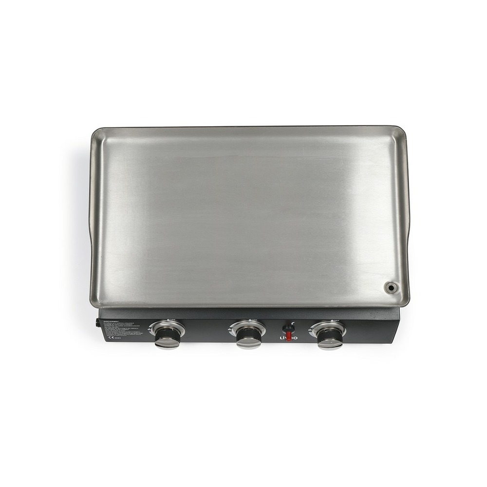 Plancha gaz 3 brûleurs
