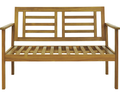 Alina Garden Place 4-zits houten tuinmeubelset bestaande uit: tafel, 2 stoelen, tweezitsbank, kussens