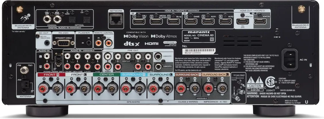 Marantz Cinema 60 DAB Noir Amplis home-cinéma