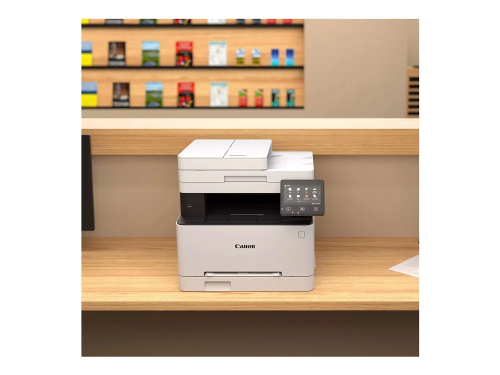 Canon i-SENSYS MF655Cdw - Multifunktionsprinter - farve - laser - A4 (210 x 297 mm), Legal (216 x 356 mm) (original) - A4/Legal (medie) - op til 21 spm (kopiering) - op til 21 spm (udskriver) - 250 ark - USB 2.0, Gigabit LAN, Wi-Fi(n), USB vært