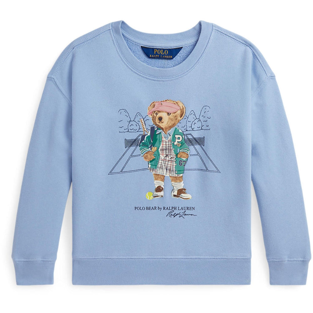 Køb Polo Ralph Lauren Chambray Blue Bjørn Sweatshirt