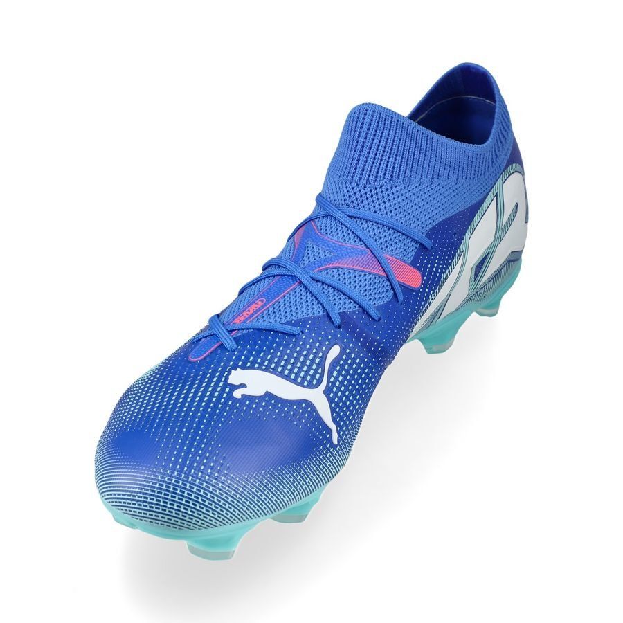 PUMA Future 7 Match FG/AG Formula - Bleu/Blanc/Bleu Femme