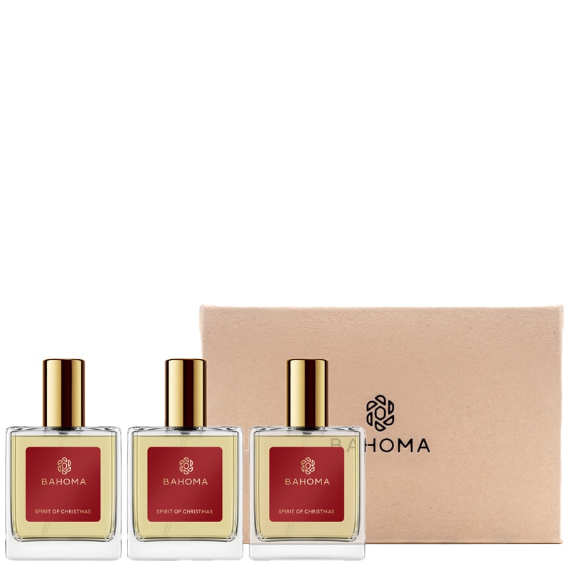 Coffret parfums d'ambiance - Spirit of Christmas - Cassis & ambre - 3 x 50ml