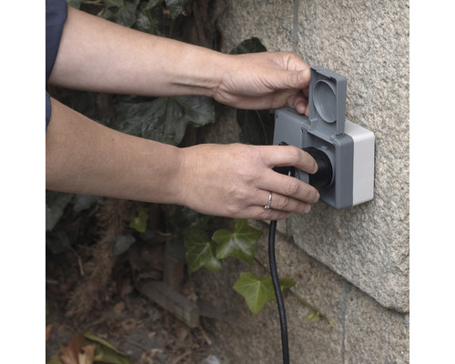 Trust Smart AGC-3500 Buitenste Stekker met Afdekking IP44
