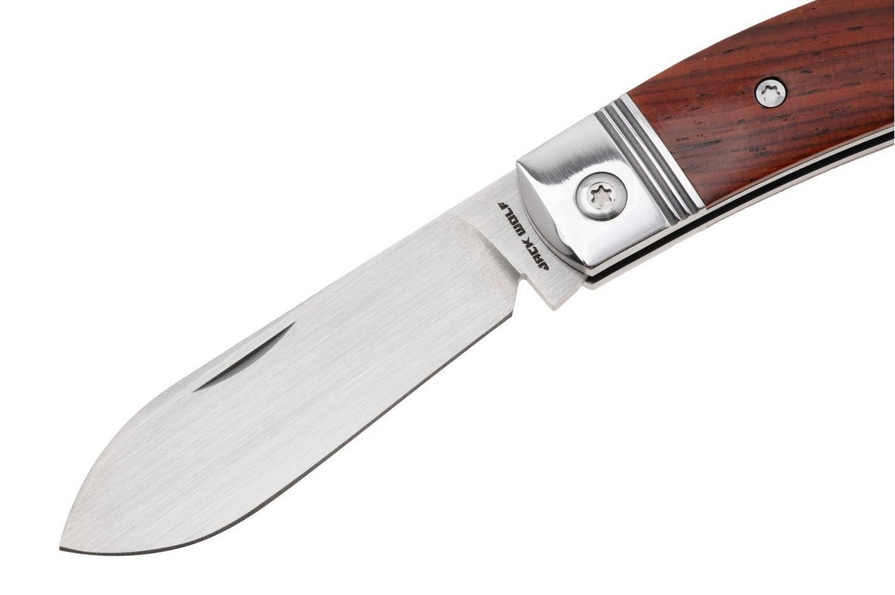 Jack Wolf K9 Jack Steel Series K9-02-ROSEWOOD Satin 154CM, Rosewood, slipjoint zakmes