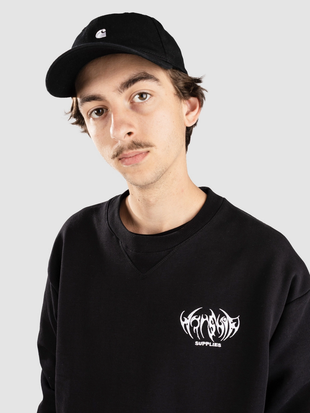 Worship Supplies Diablo Fleece Crew Sweater black