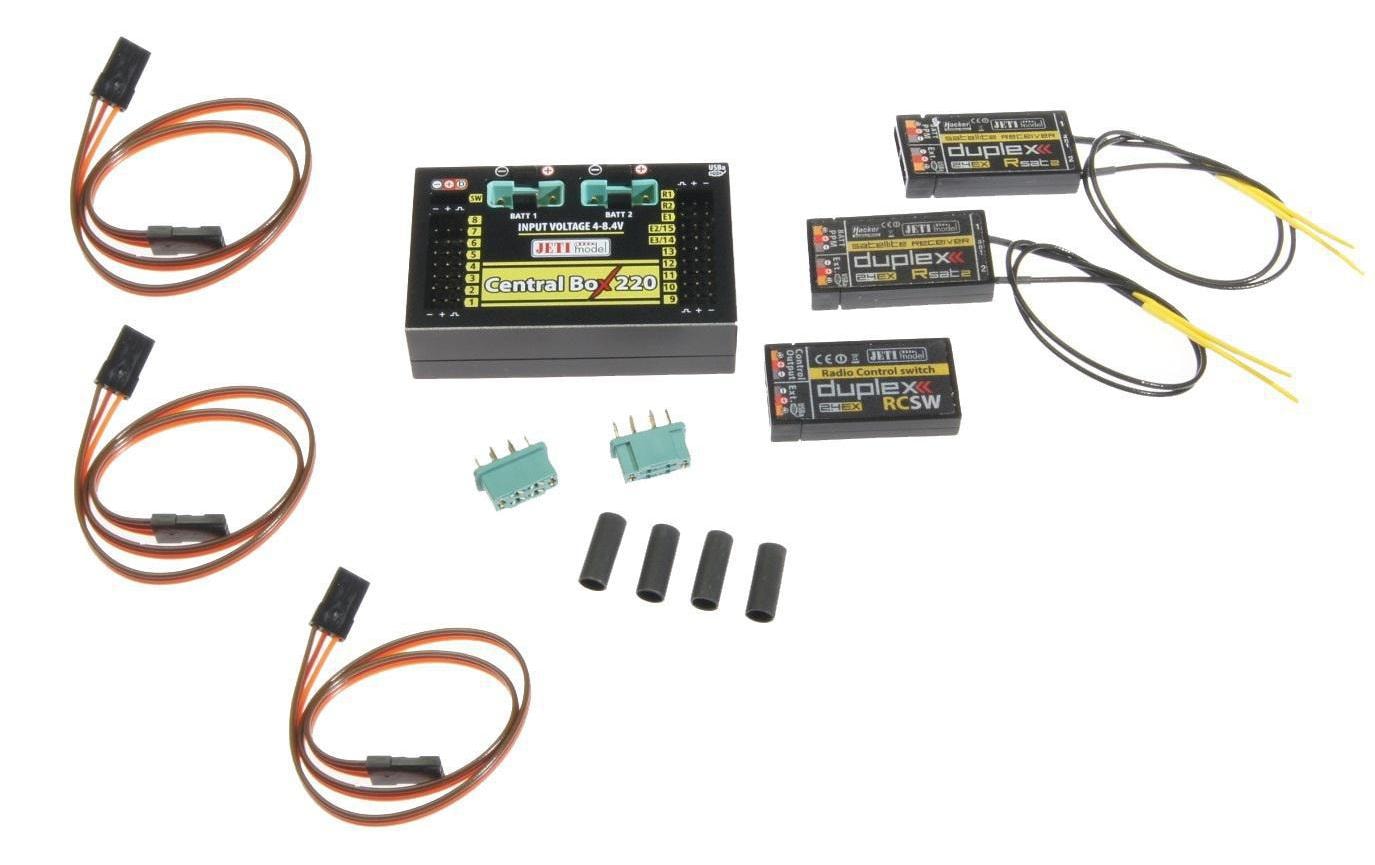 Akkuweiche Central Box 220 + 2x Rsat2 + RCSW<br>Akkuweiche