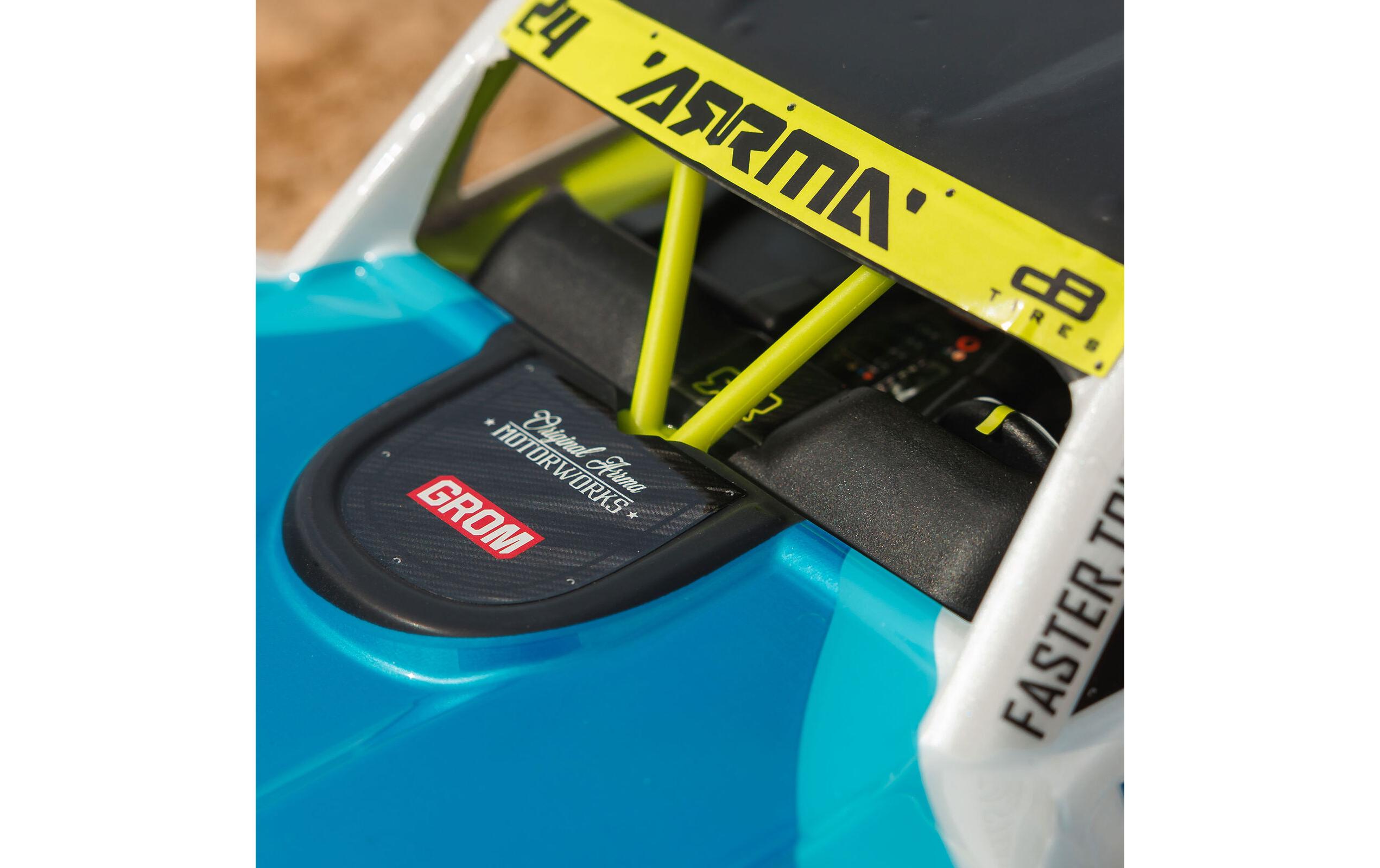 Desert Truck Mojave Grom Mega 380 Blau, RTR, 1:18<br>Robuster 4wd mini RC Trophytruck mit Spektrum Technik
