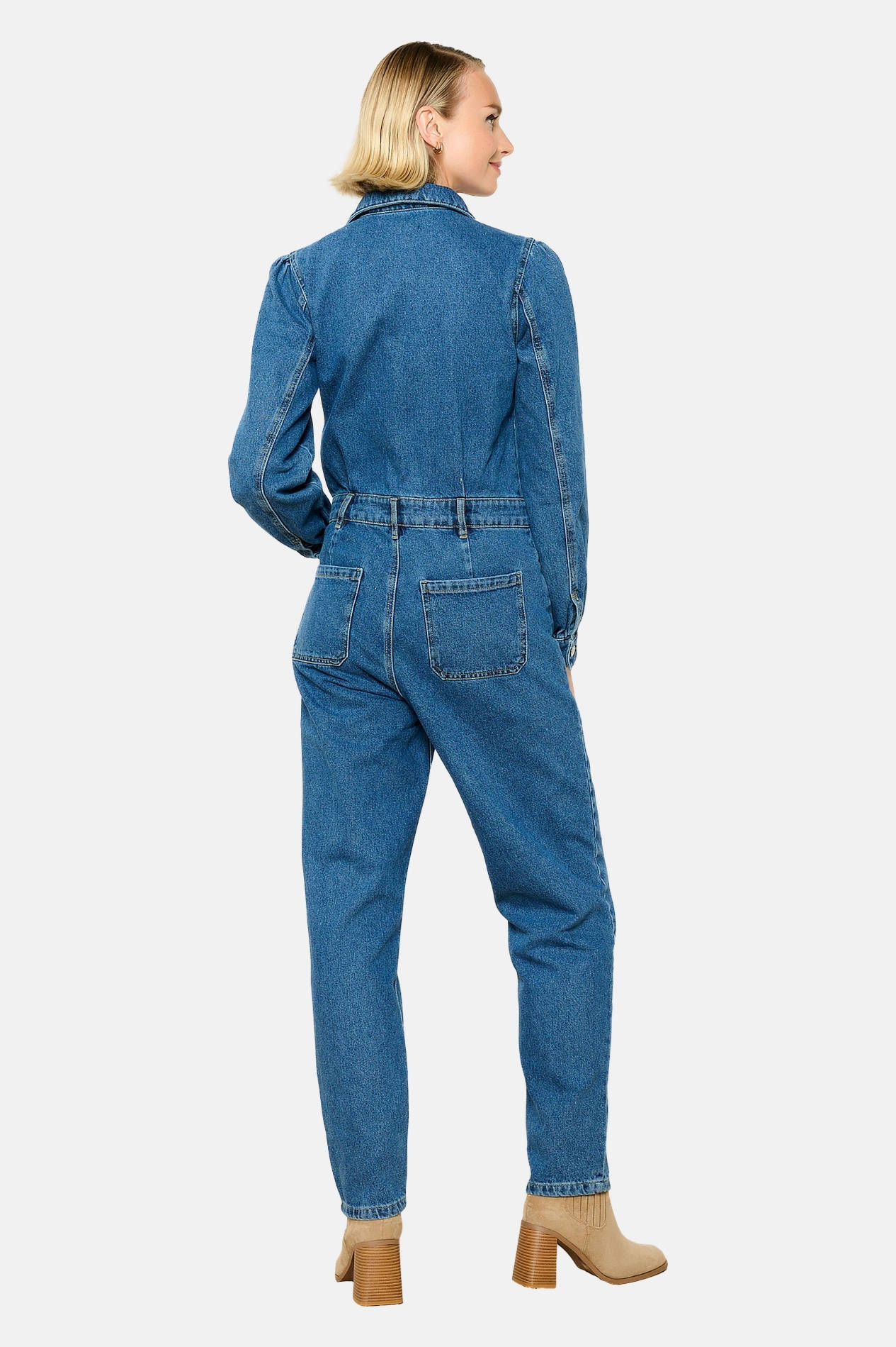 LOLALIZA jumpsuit medium blue denim