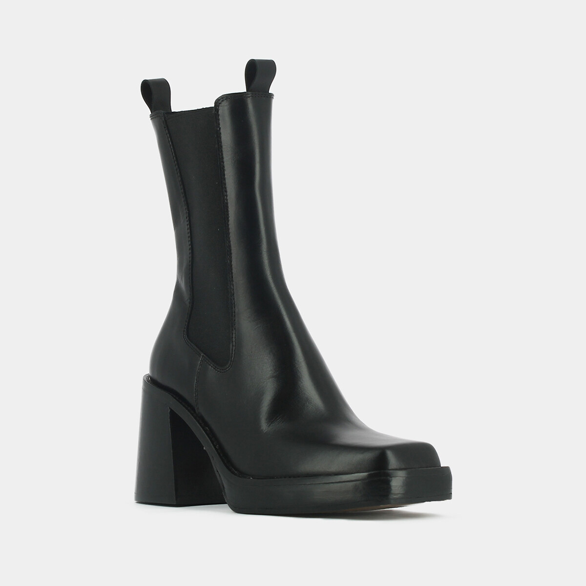 JONAK<br>Botas de couro Bossa, com salto
