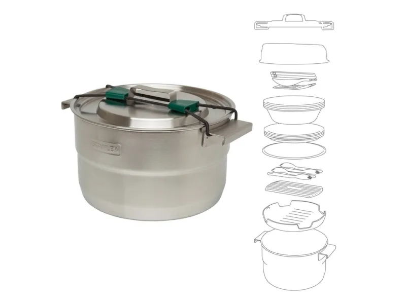 Stanley 10-02479-025, Sæt, Rustfrit stål, 3,5 L, Rustfrit stål, Rustfrit stål, Rustfrit stål