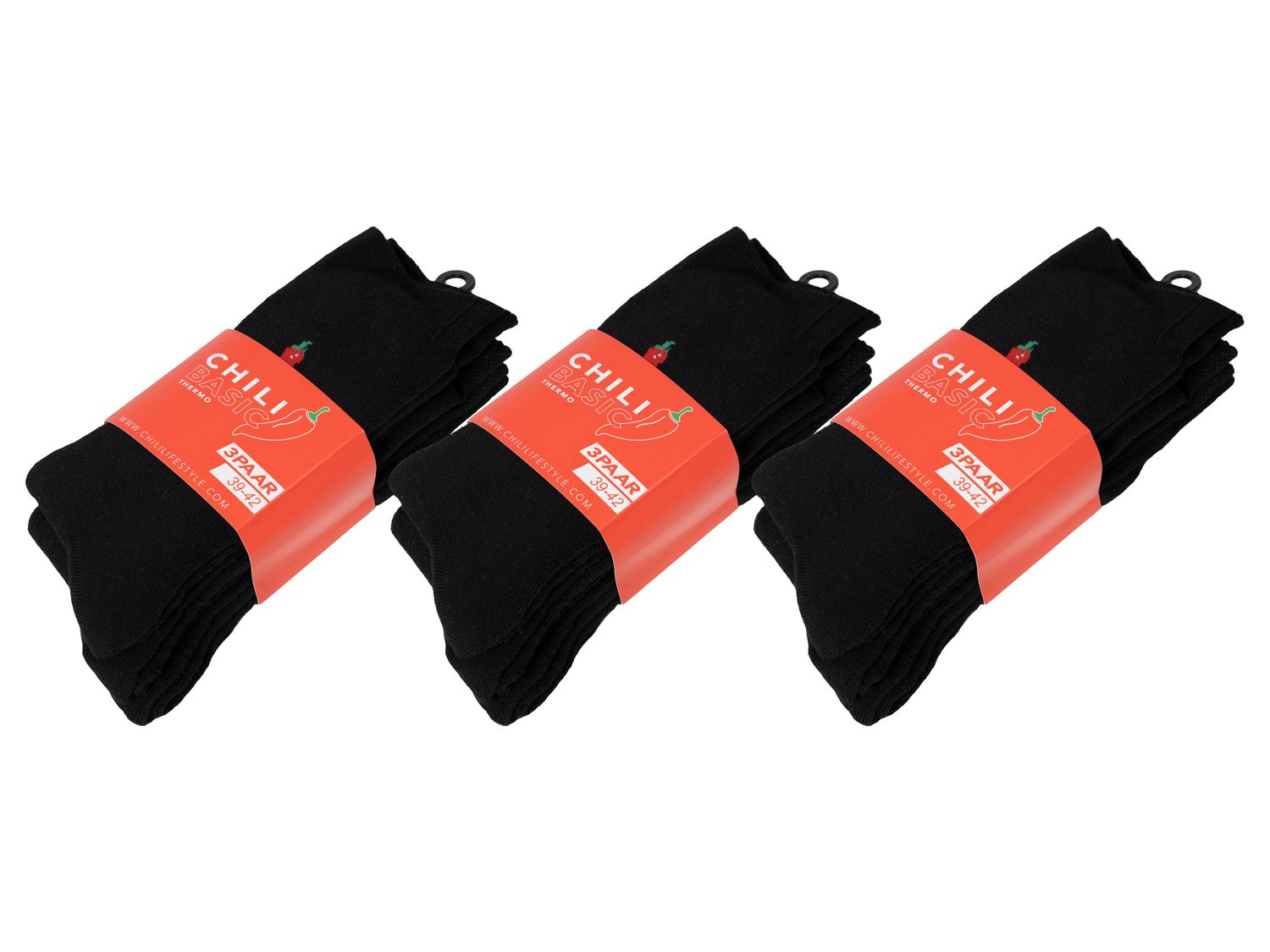 Chili Lifestyle Thermosocken CHILI gepolstert 9 Paar Baumwolle Weichbund