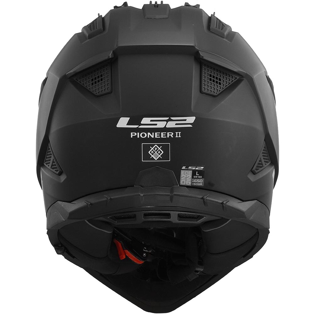 LS2 - Casque MX702 Pioneer II Solid Noir Mat