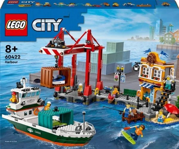 LEGO City 60422 Havnefront med fragtskib