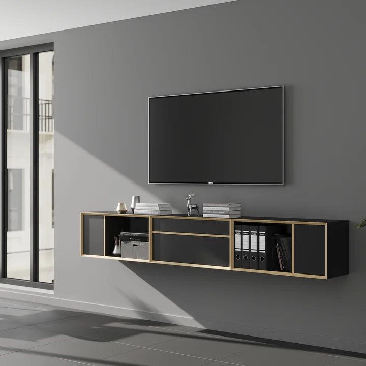 Müller Small Living - Vertiko Fifteen Regalelement mit Schubladen, weiss