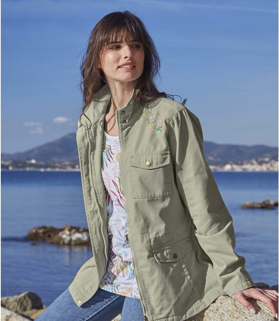 Veste Saharienne Brodée