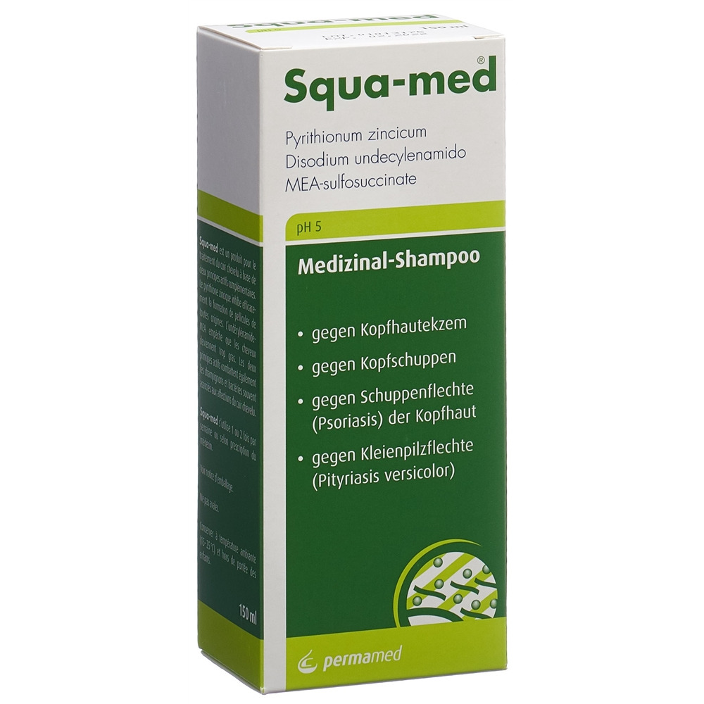 SQUA-MED Medizinal Shampoo liq pH 5 Tb 150 ml