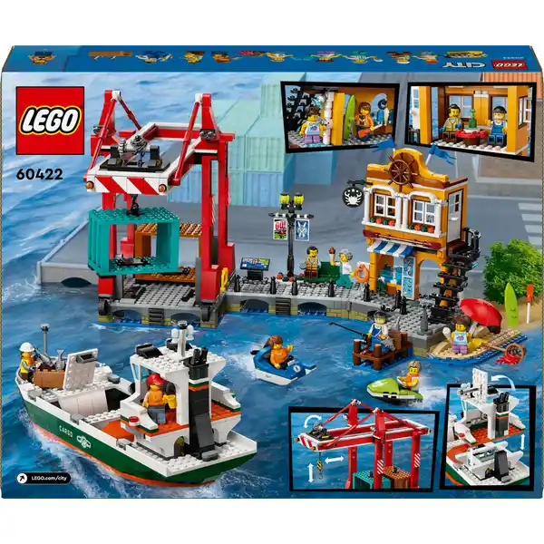 60422 Hafen mit Frachtschiff