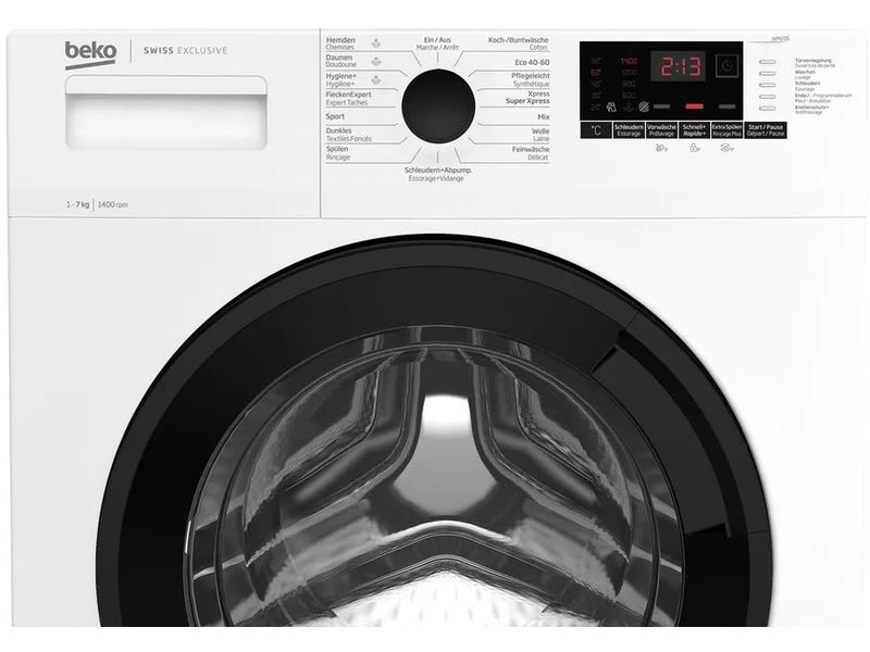 Beko Waschmaschine WM205 Links Frontlader mit 7 kg Ladekapazität