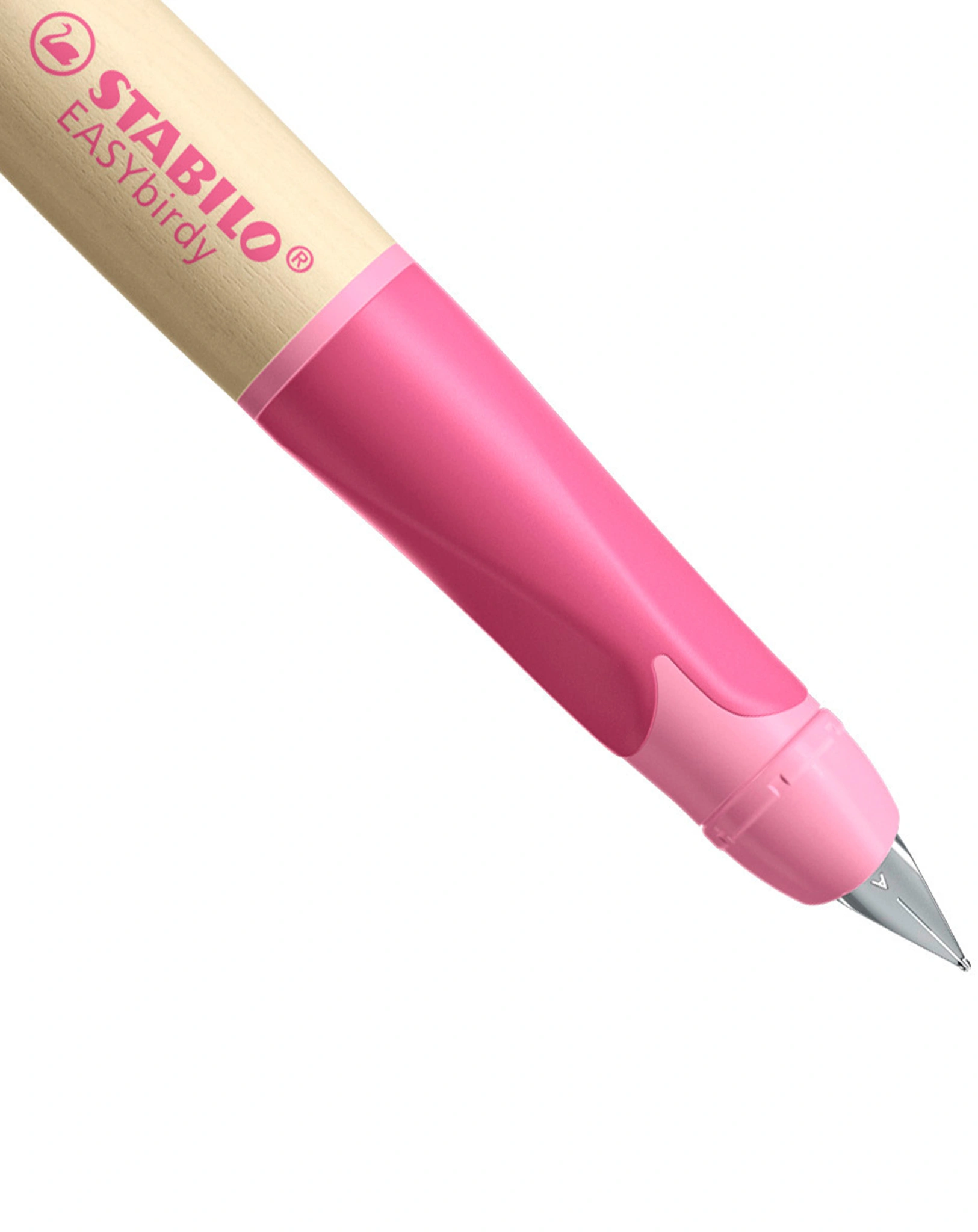 Füller STABILO® EASYbirdy Timber Feder A für Linkshänder in rosa