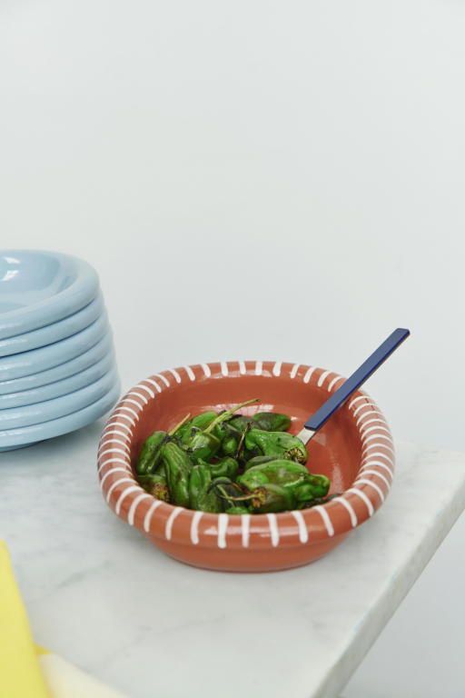 Hay Barro serveerschaal small Natural with stripes