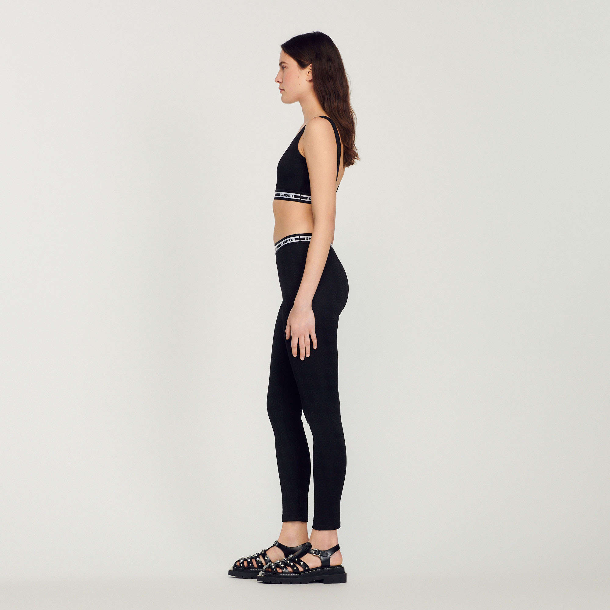 Brassiére jacquard double S