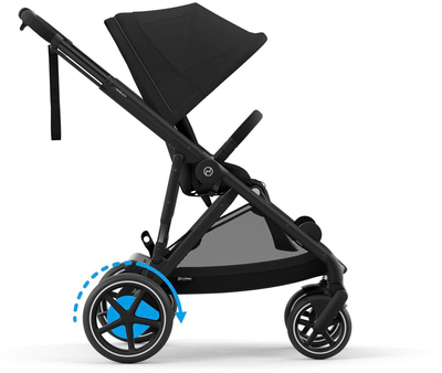 Cybex e-GAZELLE S Sportsvogn, Moon Black/Black