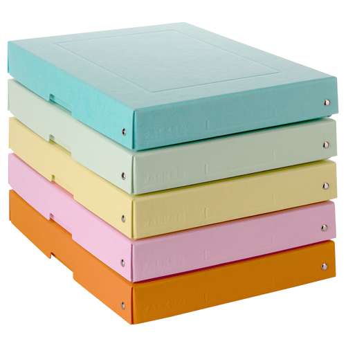 FALKEN Purebox Archivbox 5er-Sets, Pastell