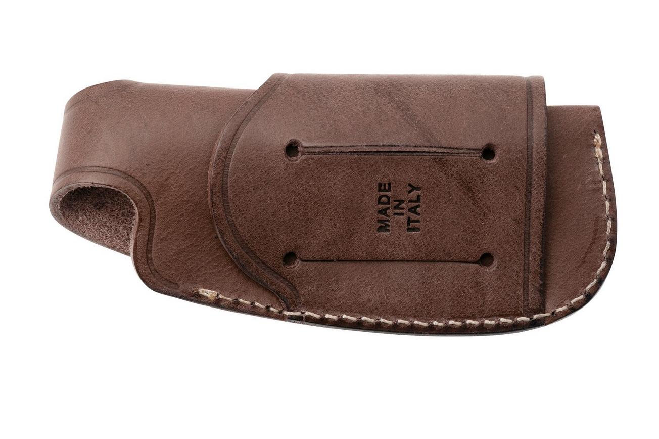 LionSteel Leather Sheath 900FDV4 BR horizontaal/verticaal multicarry, riemfoedraal, bruin leer