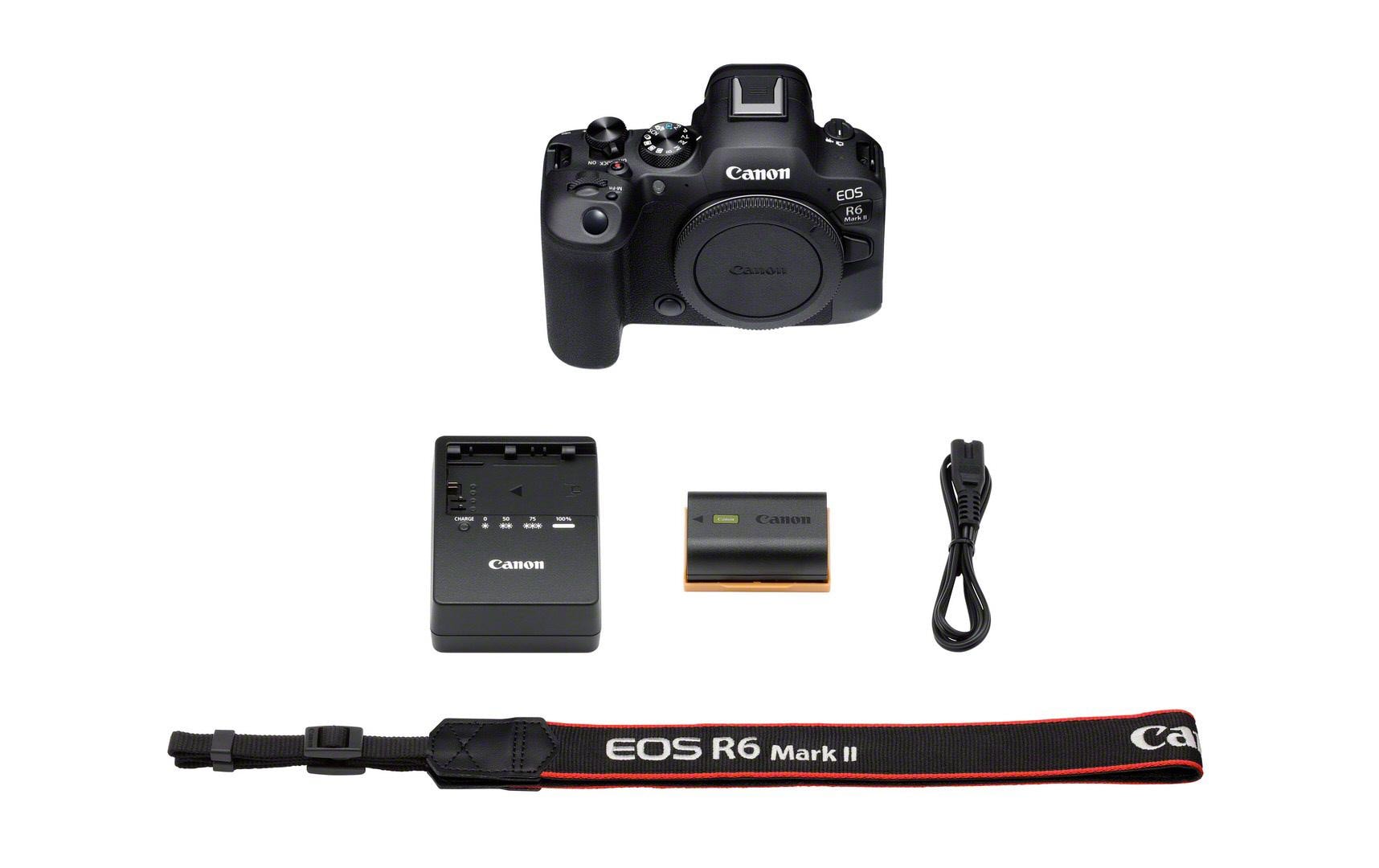 Fotokamera EOS R6 Mark II RF 24-240 Kit<br>Extrem schnelle und leise Vollformatkamera mit professionellen Funktionen für Filmproduktionen mit Zoomobjektiv
