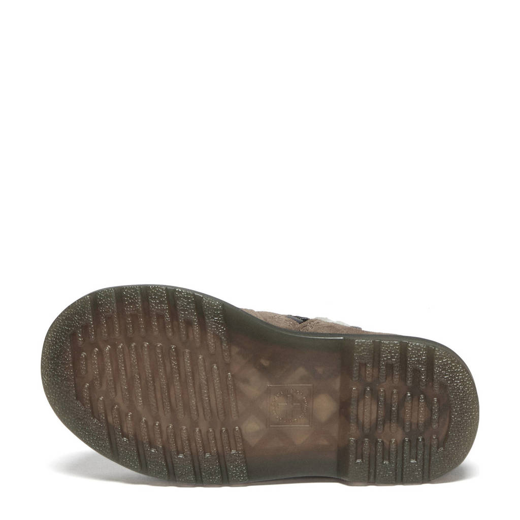 Dr. Martens 2976 Leonoregevoerde suède enkelboots dark khaki bronx
