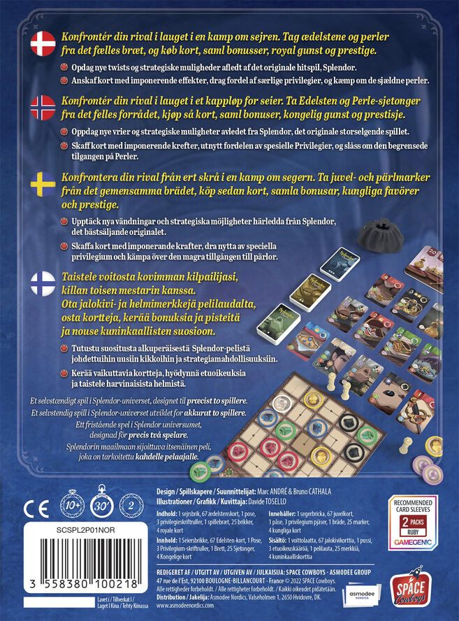 Diverse spil Splendor Duel Nordic