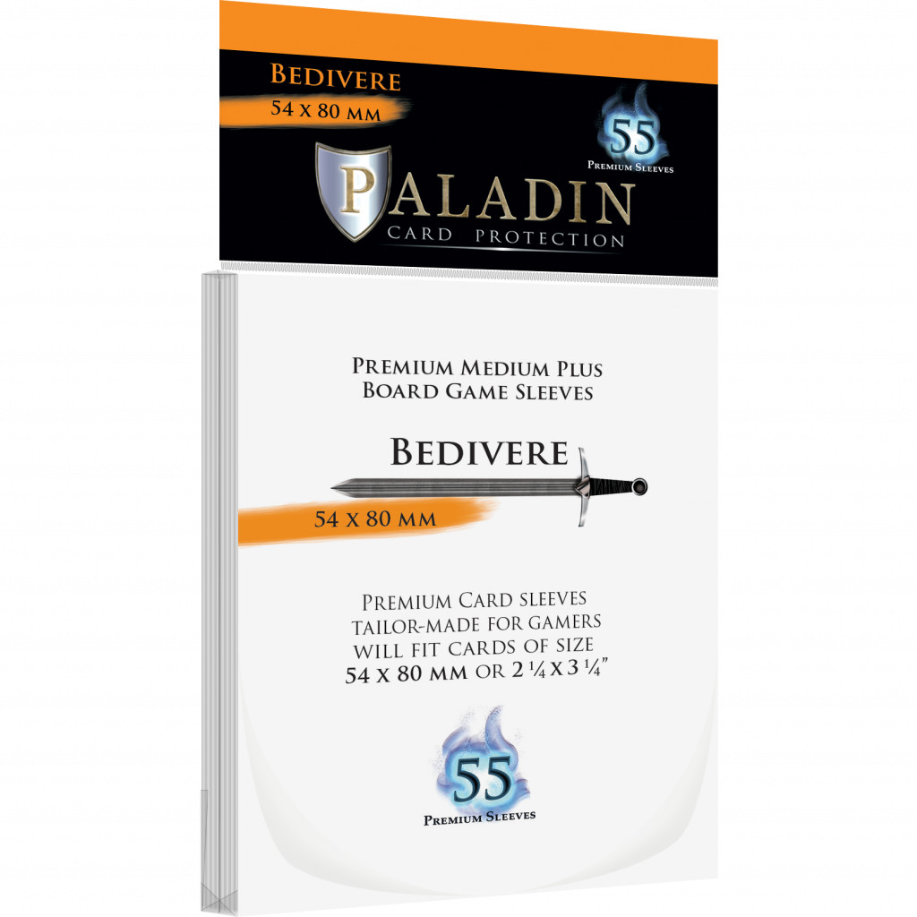 Pochettes Paladin - Bedivere Medium Plus - 54 x 80 mm - 55p