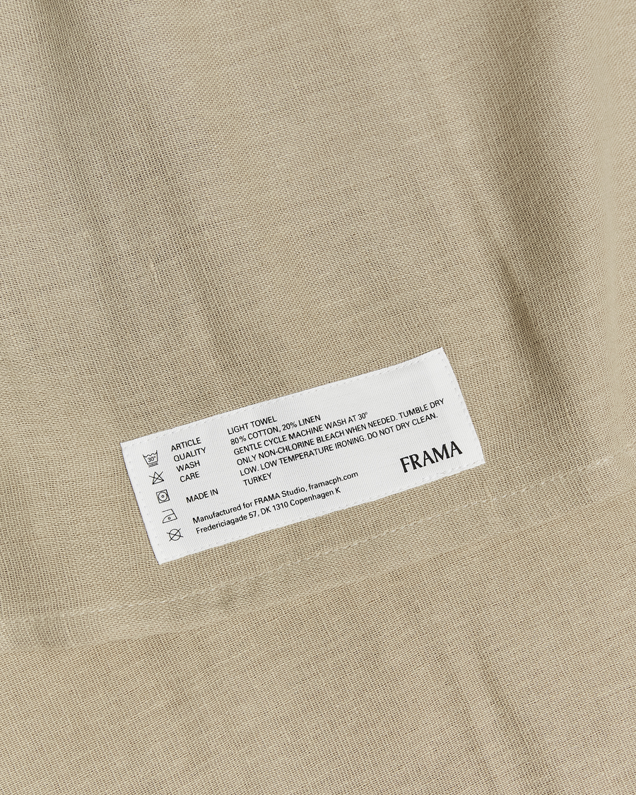 Frama Light Hand Towel 50x80cm Sage Green