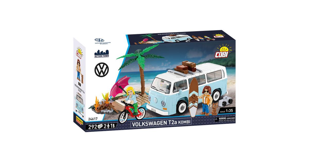 COBIVolkswagen T2a Kombi Constructiespeelgoed  (Schaal 1:35)