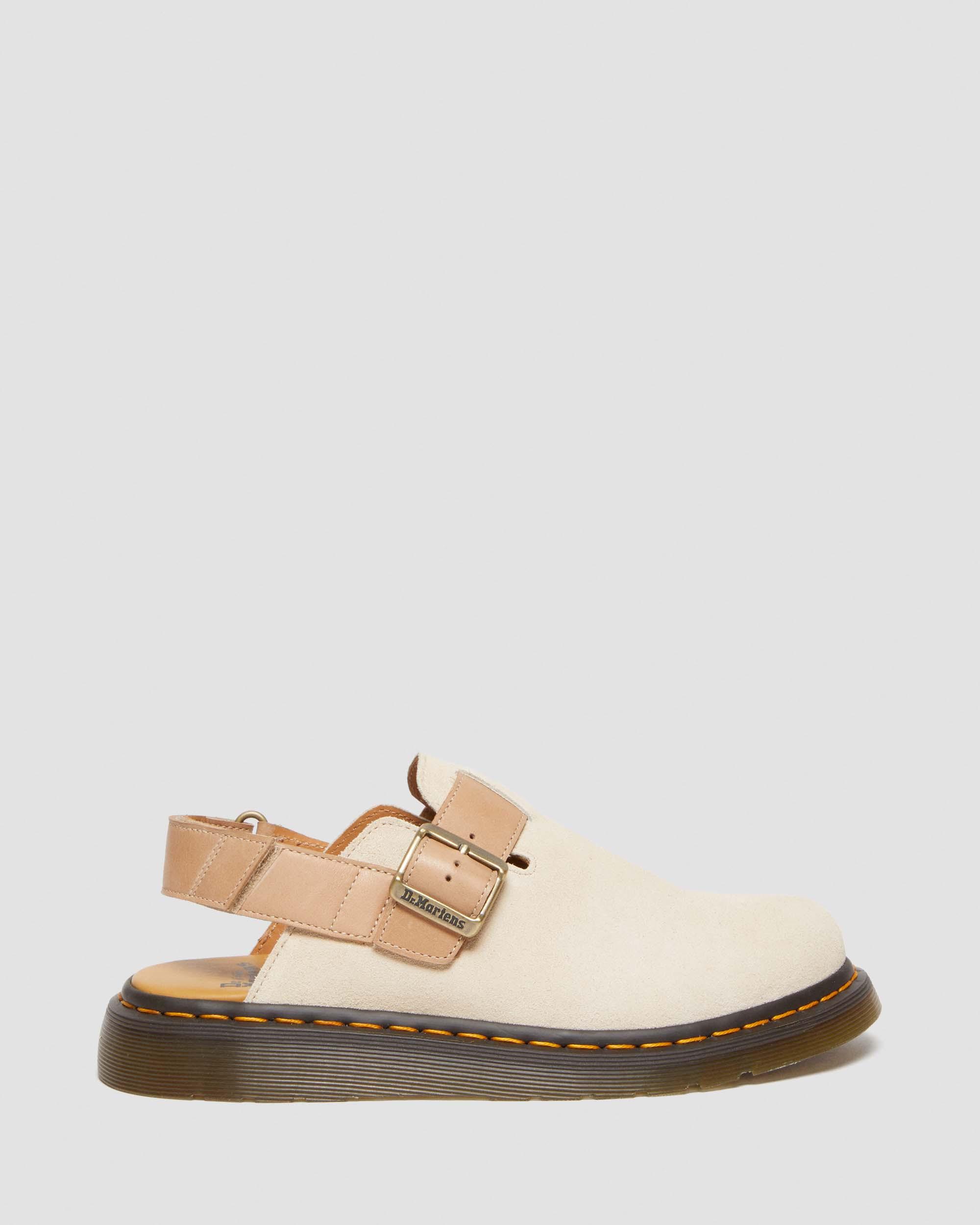 Jorge II Suede & Leather Slingback Mules