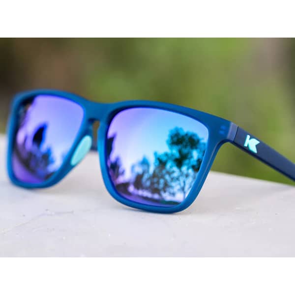 Lunette de soleil lifestyle KNOCKAROUND FAST LANES SPORT RUBBERIZED NAVY / MINT