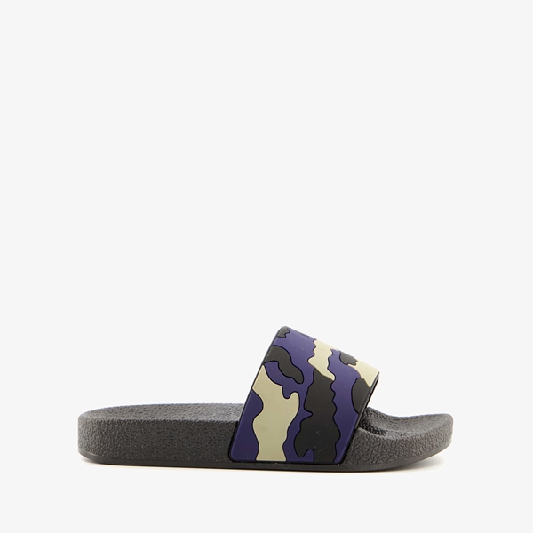 Kinder badslippers met camouflageprint