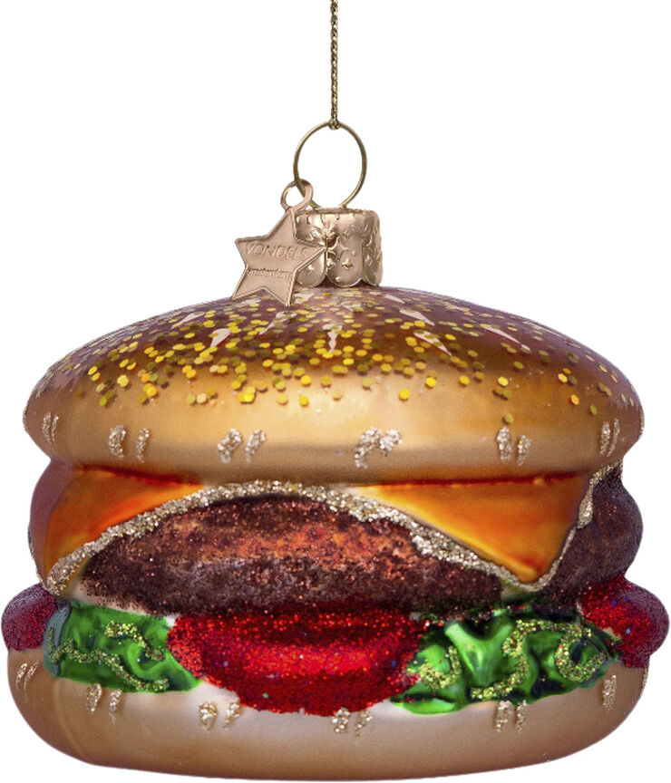 Vondels Burger ornament VONDELS Brown