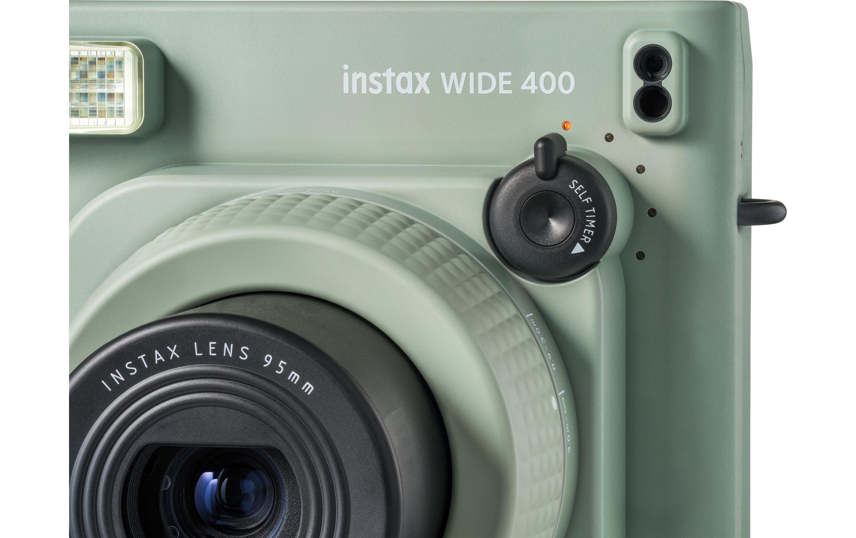 Fotokamera Instax Wide 400 Grün<br>Analoge Grossformat-Sofortbildkamera, mit der Sie alles entdecken können, was breit ist
