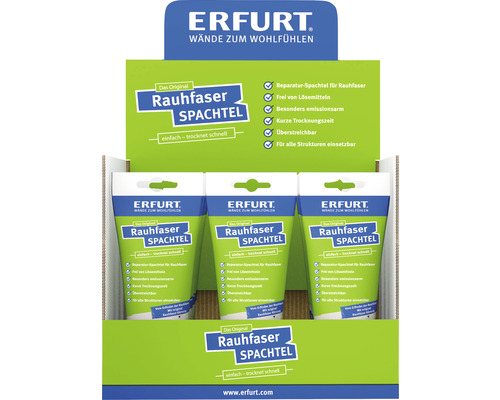 Erfurt houtsnipperbehang reparatievuller, wit, 330 g