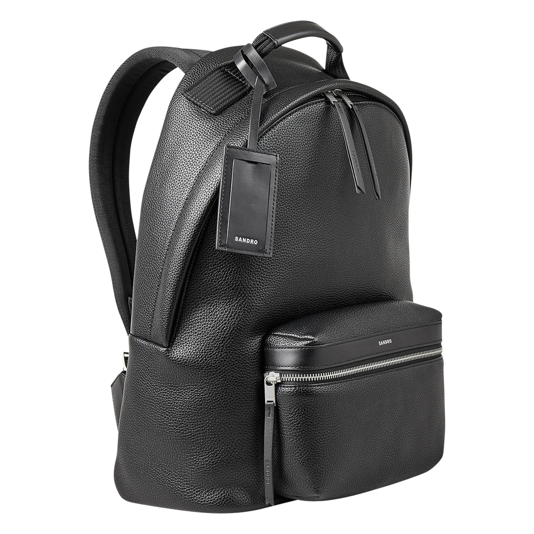 Sac à dos en toile enduite | Noir
