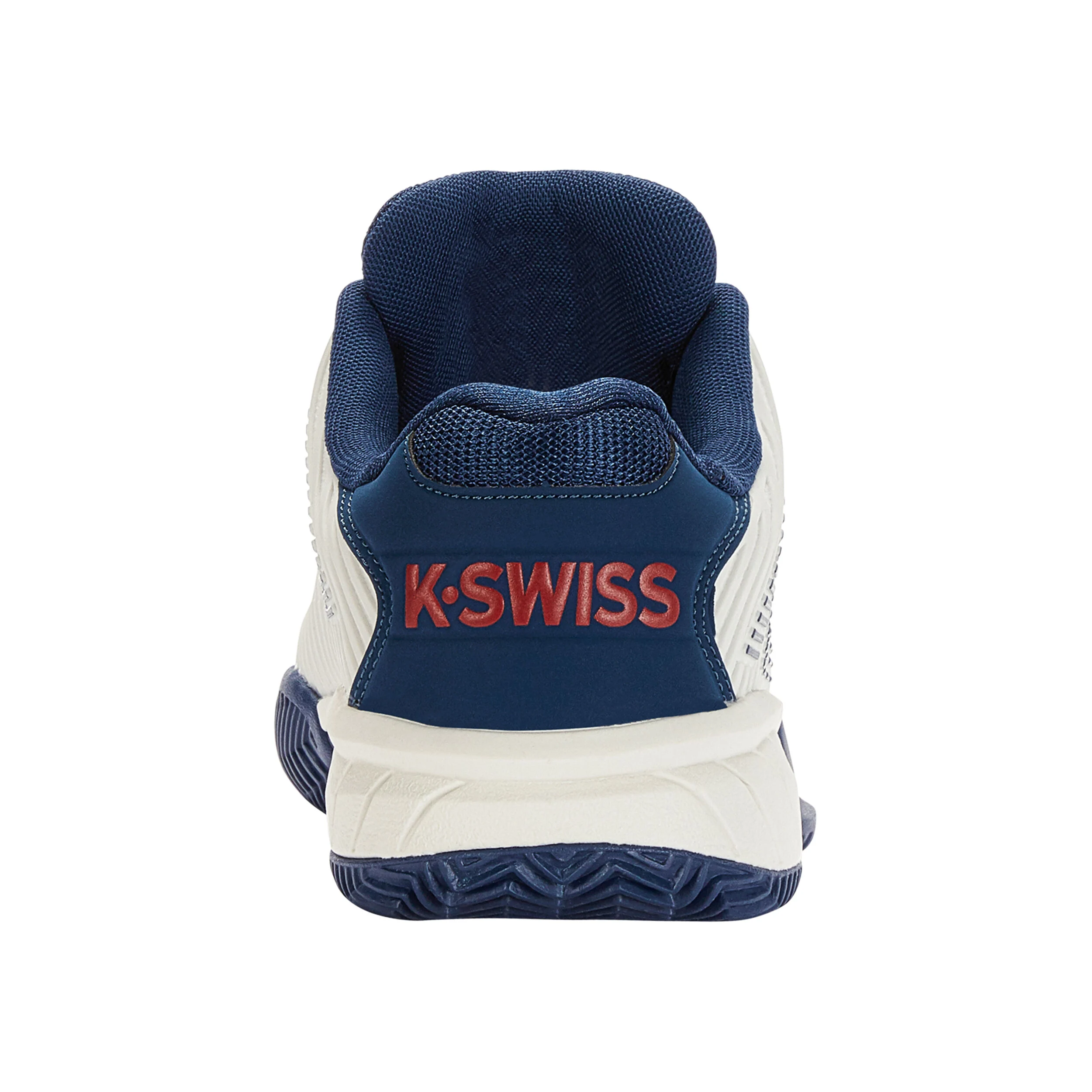 K-Swiss Hypercourt Express 2 Chaussure Terre Battue Enfants - Blanc , Bleu Foncé