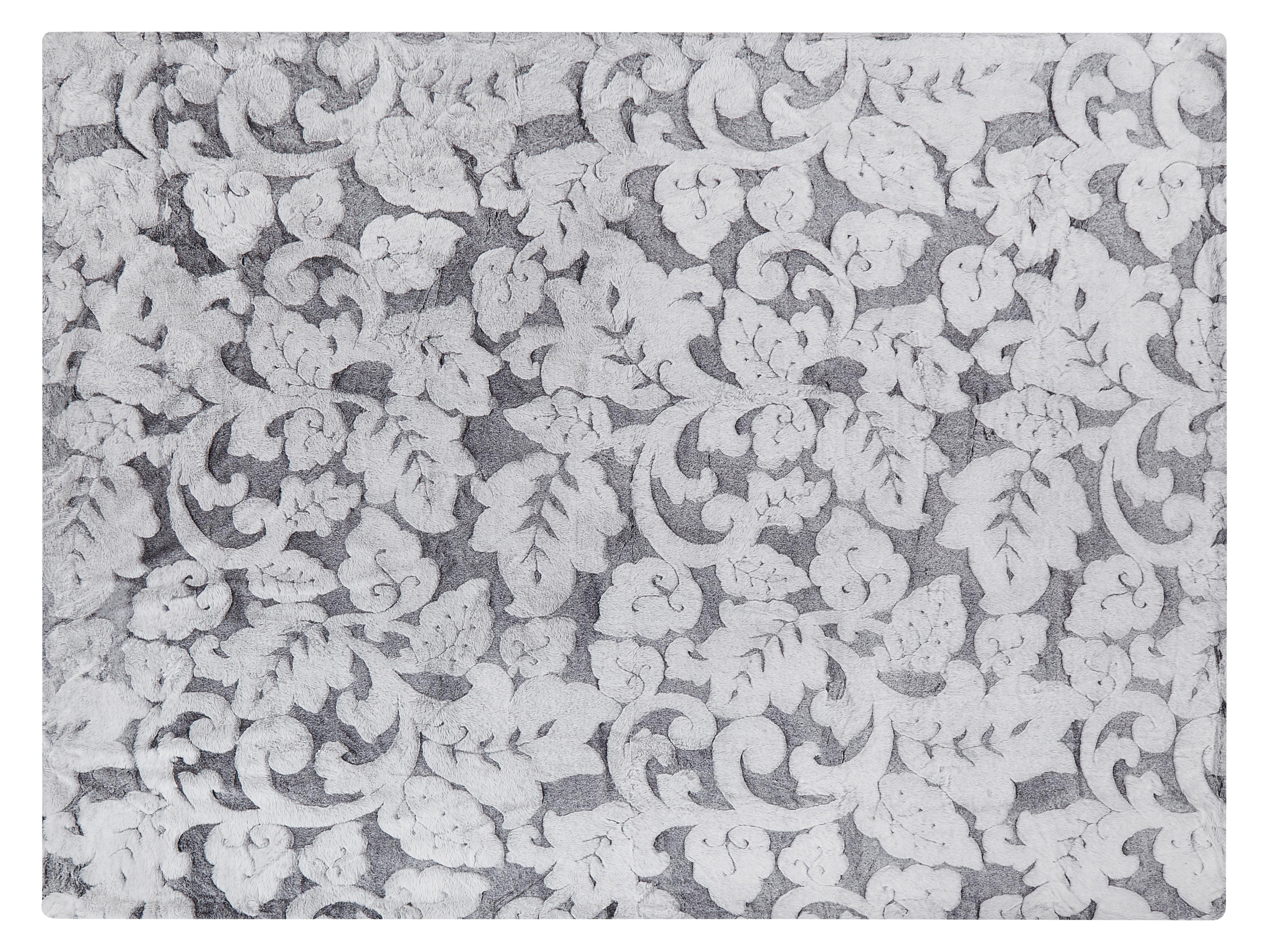 Plaid KOSI 150 x 200 cm Lichtgrijs
