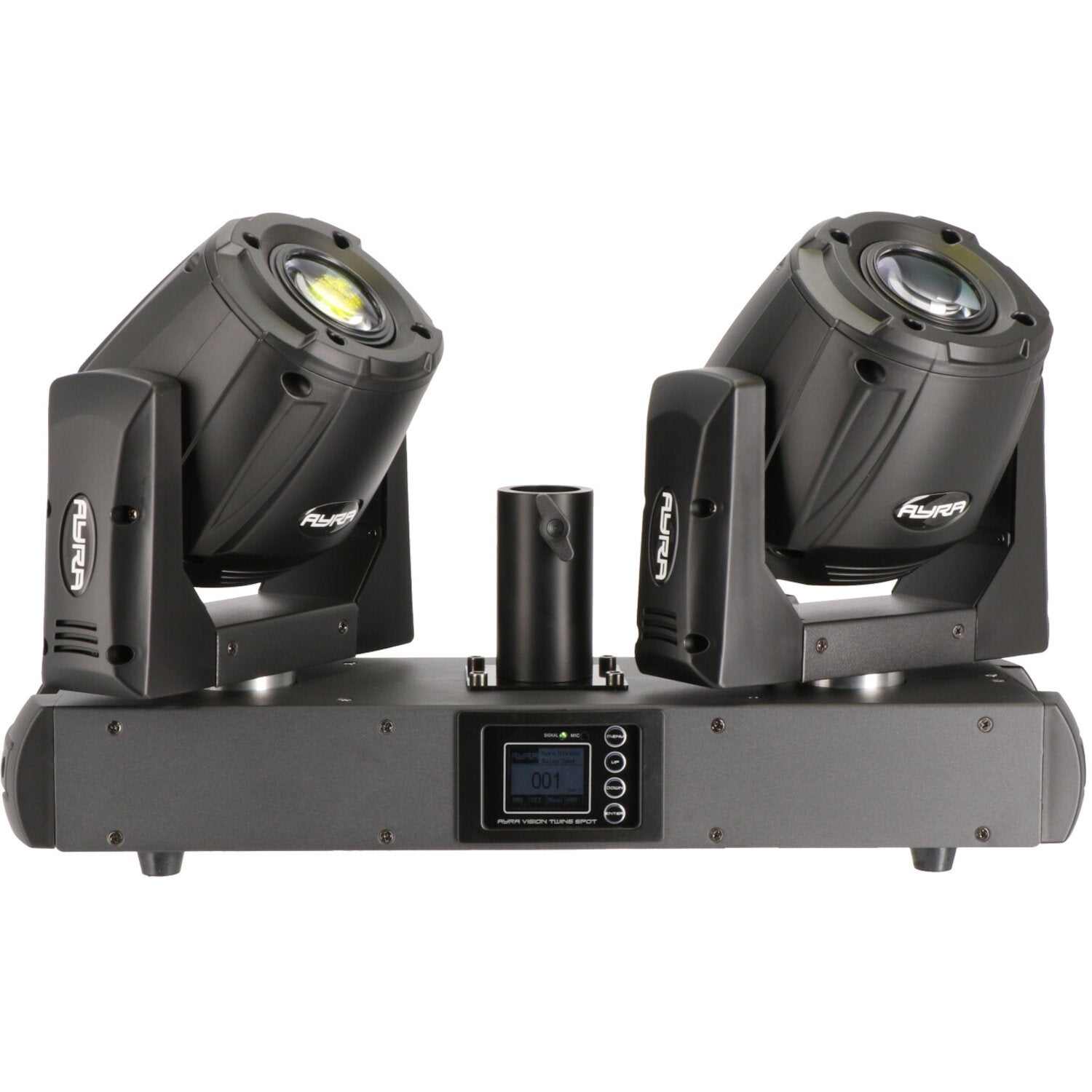 Ayra Vision Twins Spot LED movinghead set inclusief flightcase