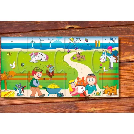HABA 303704 Mein erstes Wimmelpuzzle – Ponyhof