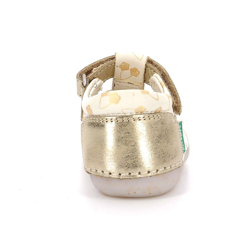 Kickers Kickers Sushy Blanc Or Fleurs